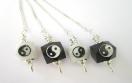 Black & white ying yang pendulum